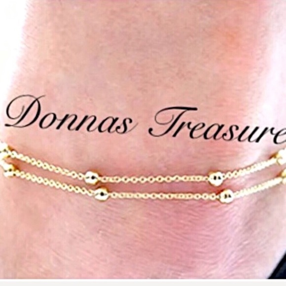 Jewelry - ❤️Gold Ball Anklet